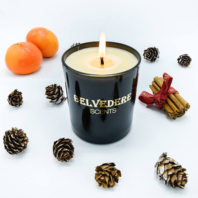 Blood Orange & Cinnamon Scented Candle